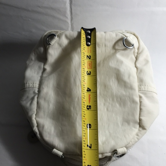 Kipling Brand Mini Off White Convertible Micro Backpack Crossbody Purse Bag - Picture 10 of 10